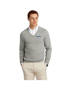 Brooks Brothers - Cotton Stretch V-Neck Sweater