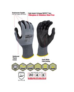 Radians - TEKTYE Touchscreen Capable Cut Level A4 Work Glove -Single Pair