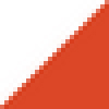 White / Deep Orange